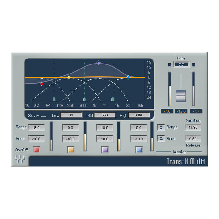 Waves Trans-X plugin interface