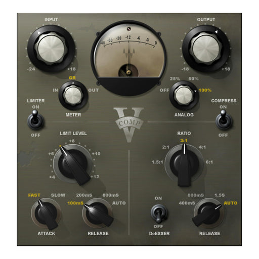 Waves V-Comp plugin interface