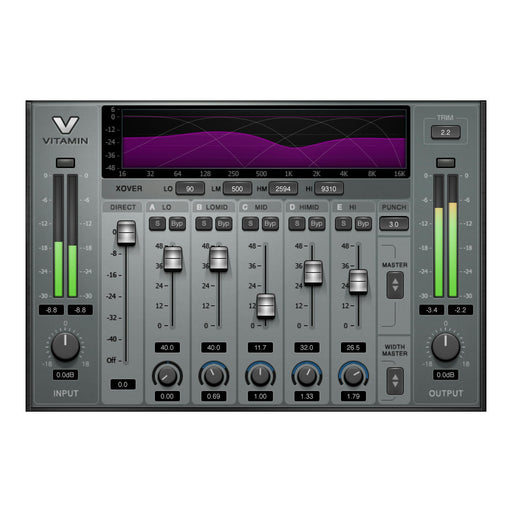 Waves Vitamin Sonic Enhancer plugin interface