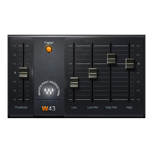 Waves W43 Noise Reduction plugin interface
