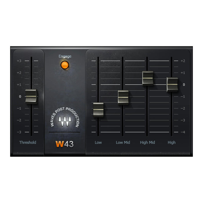Waves W43 Noise Reduction plugin interface