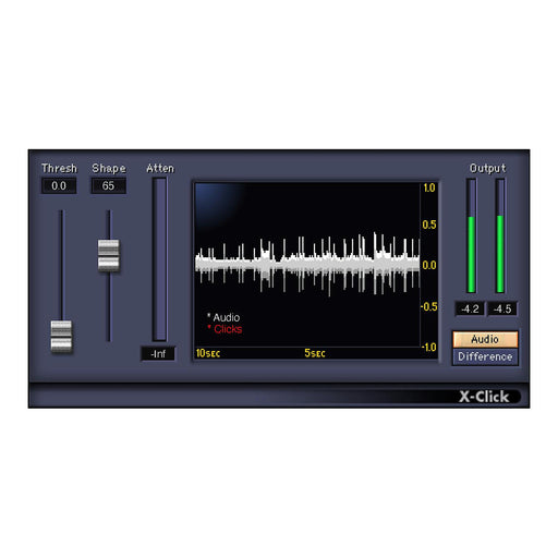 Waves X-Click plugin interface