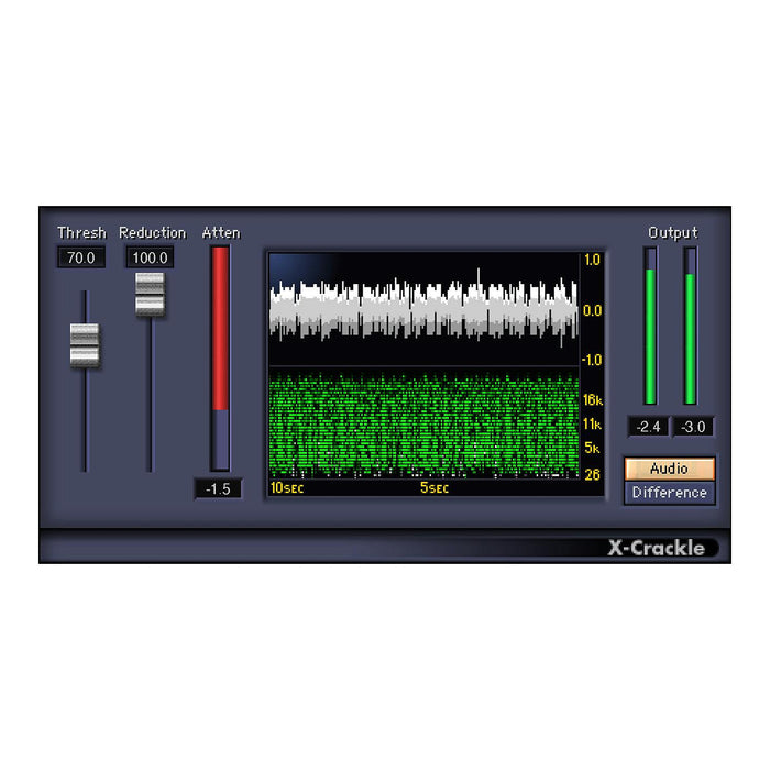 Waves X-Crackle plugin interface