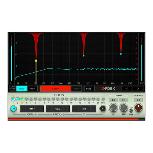Waves X-FDBK plugin interface