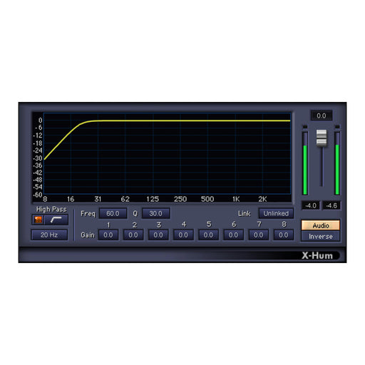 Waves X-Hum plugin interface