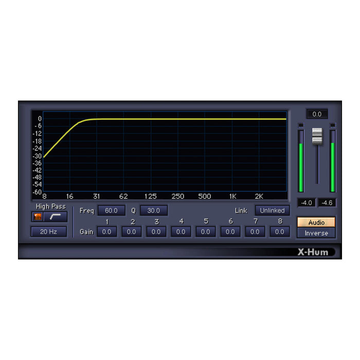 Waves X-Hum plugin interface