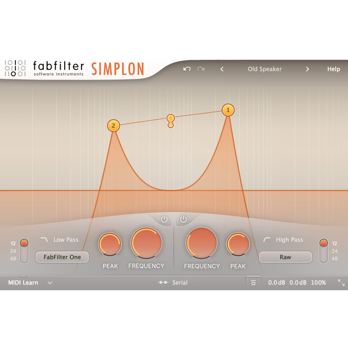 FabFilter Simplon - Versatile filter Plug-in with two Independent Multimode Filters