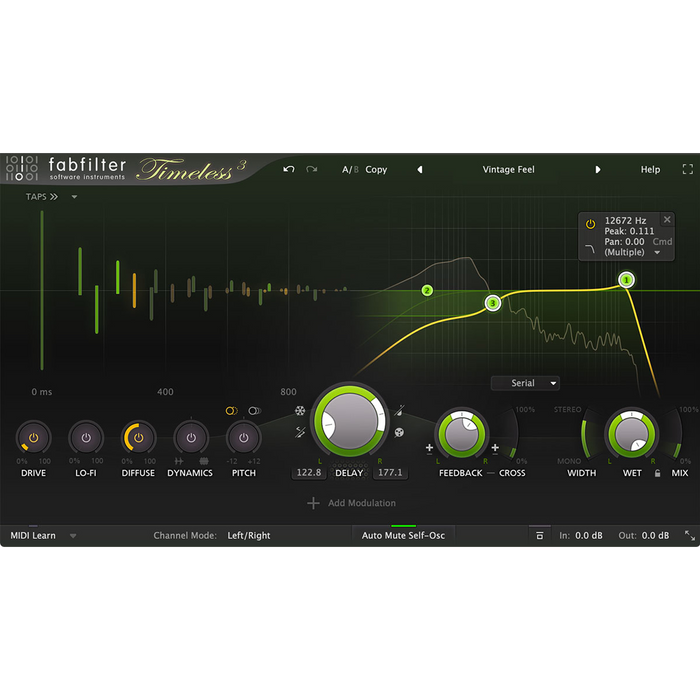 FabFilter Timeless 3 - Vintage Inspired Delay Plug-in
