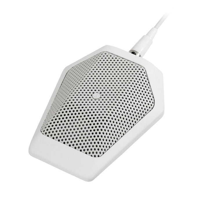 Audio Technica U851RWb - Cardioid Condenser Boundary Microphone White Phantom Only