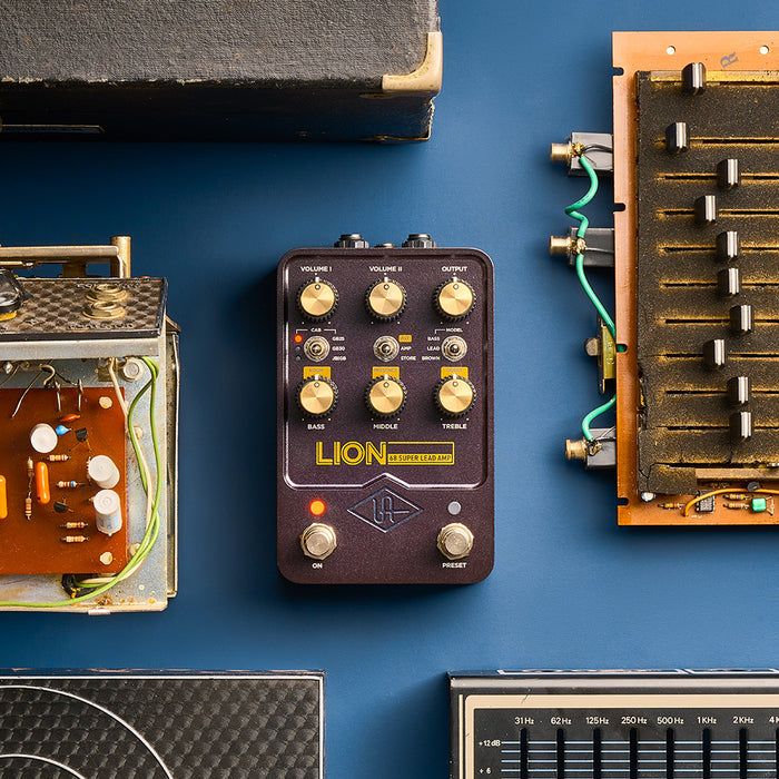 uafx amp pedals Universal Audio UAFX Lion '68 Super Lead Amp Pedal — Studiocare
