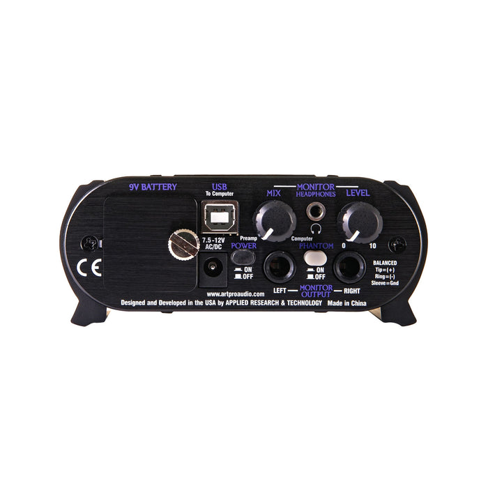 ART USB Dual Pre PS - USB Dual Preamp & Computer Interface