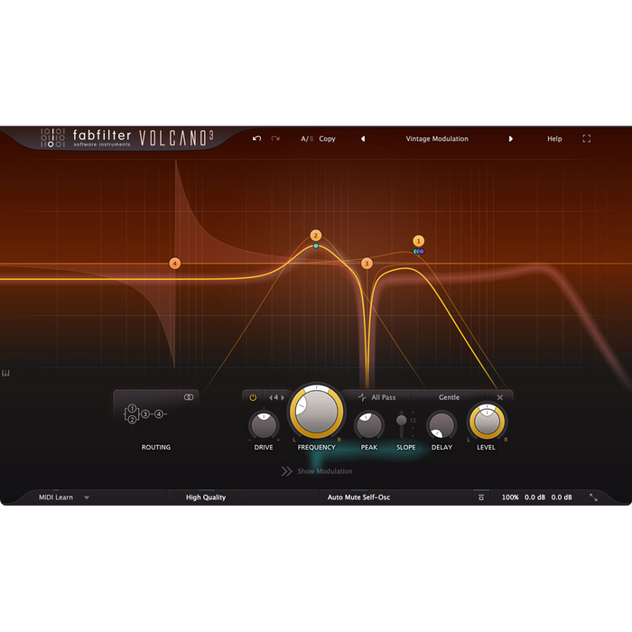 FabFilter Volcano 3 - Creative Filter Plug-in