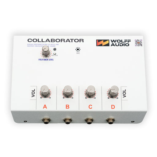 Wolff Audio COLLABORATOR - High Definition, Four Channel Headphone Amp with individual level controls