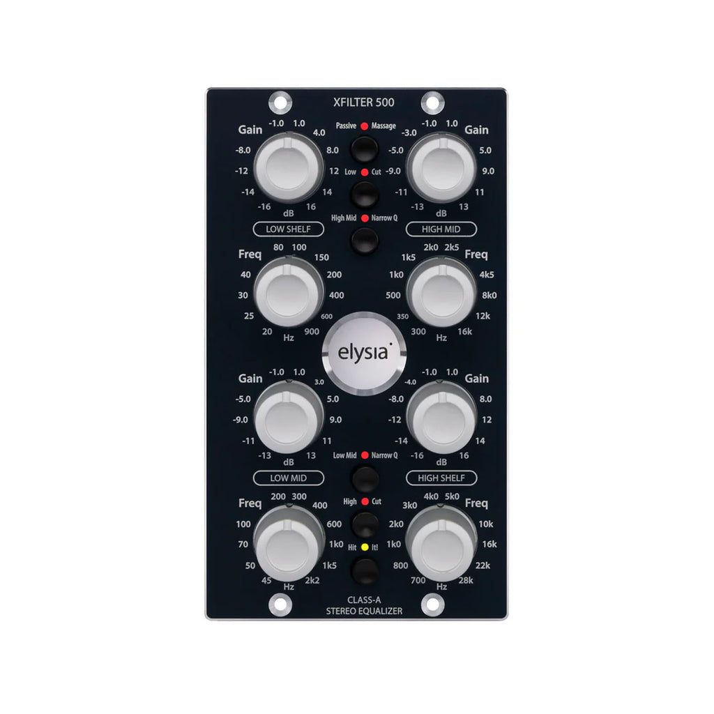 Elysia XFILTER 500 - Stereo EQ 500 Series Module — Studiocare