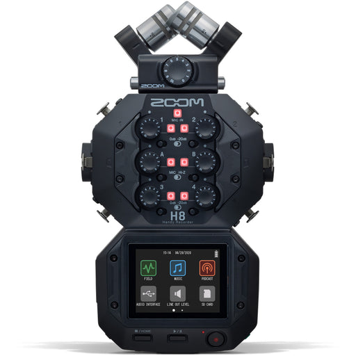 Zoom H8 - Multi-Track Recorder with Touchscreen Interface