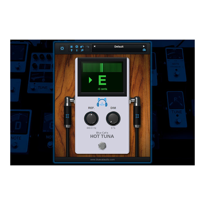Blue Cat's Hot Tuna plugin interface – included in the Blue Cat Audio All Plugins Pack