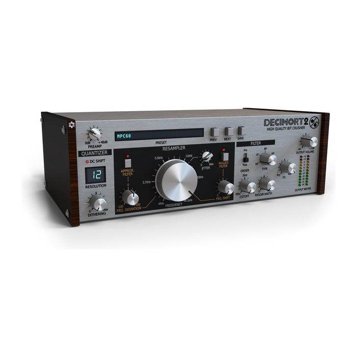 D16 Decimort 2 bit crusher plugin interface