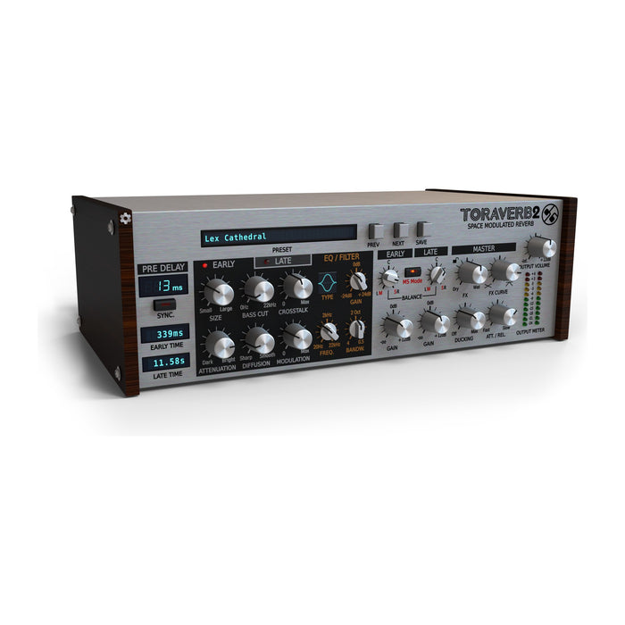 D16 Toraverb 2 reverb plugin interface