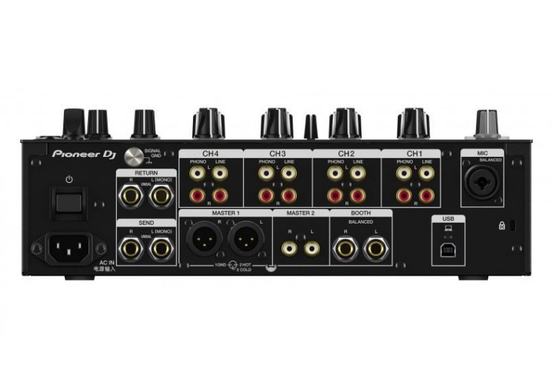 Pioneer DJM-750 MKII - 4 Channel Mid-Range Digital Mixer (Black)