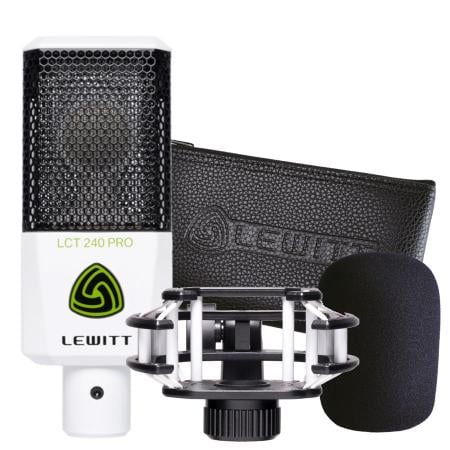 Lewitt LCT240 Pro Value Pack - With Shockmount - White