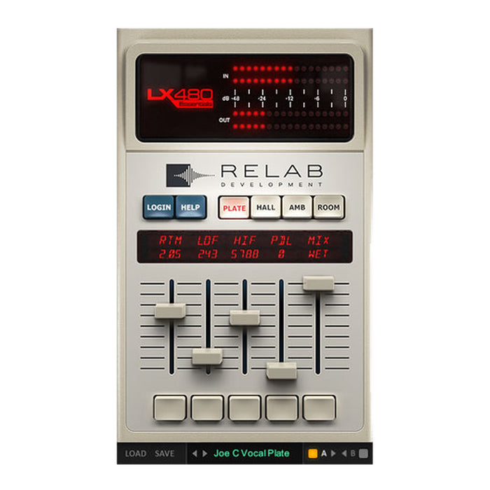 Relab LX480 Essentials plug-in box artwork