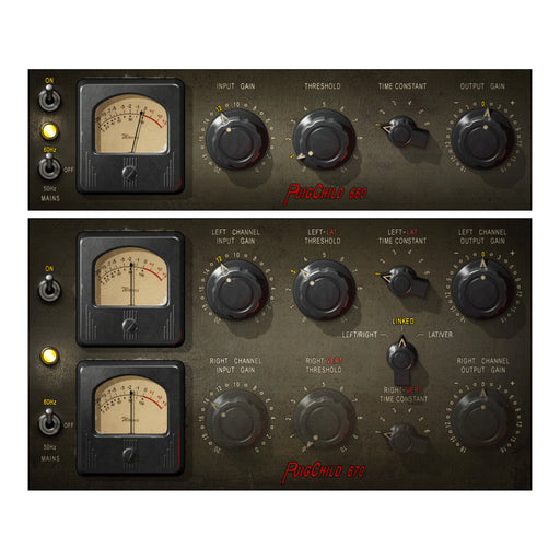 Waves PuigChild 660 and 670 compressor plugin interface