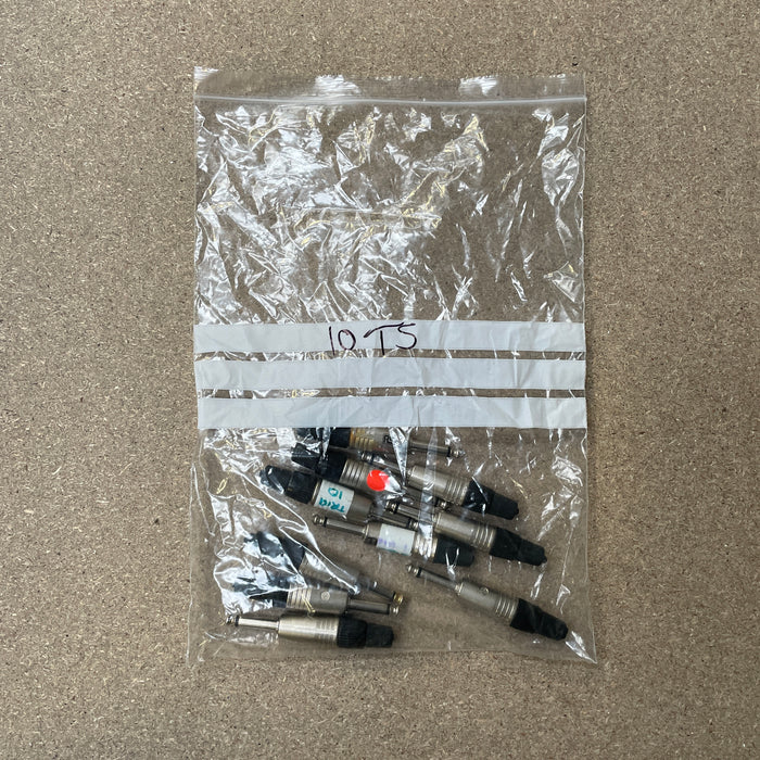10x Used Neutrik Mono TS Connectors