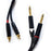 Klotz & Neutrik 1m Dual Phono to Jack Cable - Klotz IY205 Cable and Rean NYS373/Neutrik NP2XB Plugs