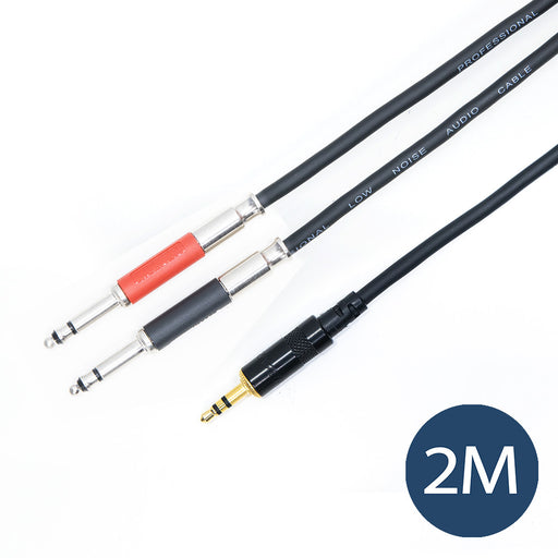 3m 6.35mm to 3.5mm Jack Small to Big Audio Cable Stereo Plug 6.3mm 1/4 Inch  Lead