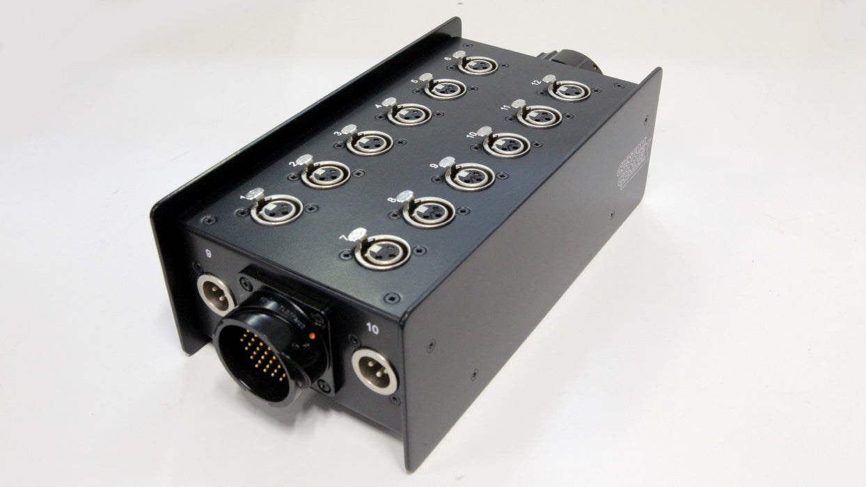 Custom Connex 12 Way Stage Box with LK Connector Out and Feedthrough Connectors