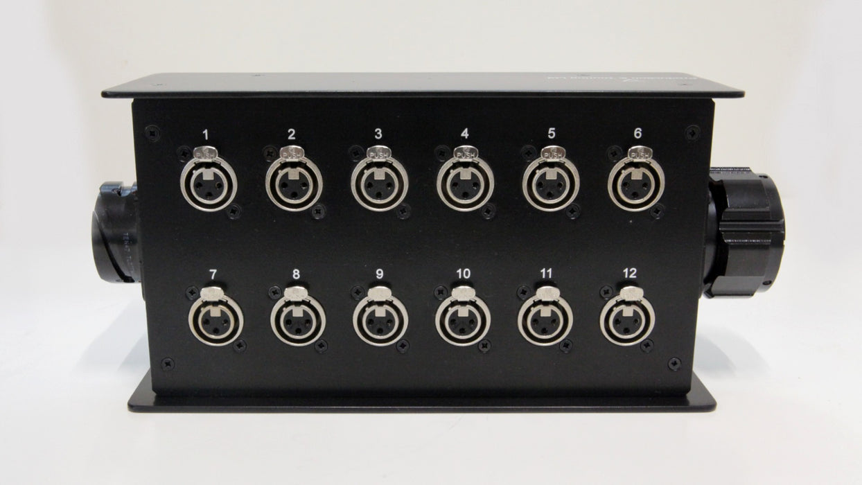Custom Connex 12 Way Stage Box with LK Connector Out and Feedthrough Connectors