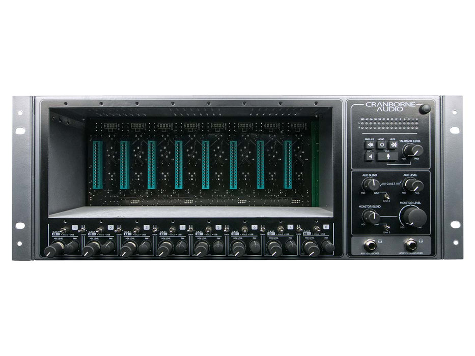 Cranborne Audio 500R8 -  8-slot 500 series Rack & 26/28 USB Audio Interface - B-Stock (Ex-Demo)