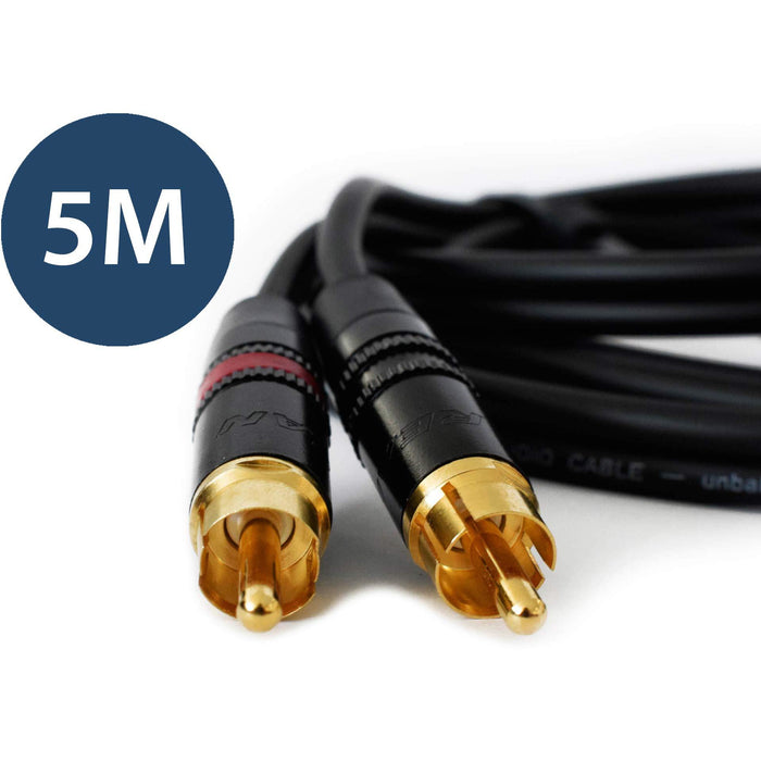Studiocare 5m Dual Phono Cable