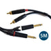 Klotz & Neutrik 5m Dual Phono to Jack Cable