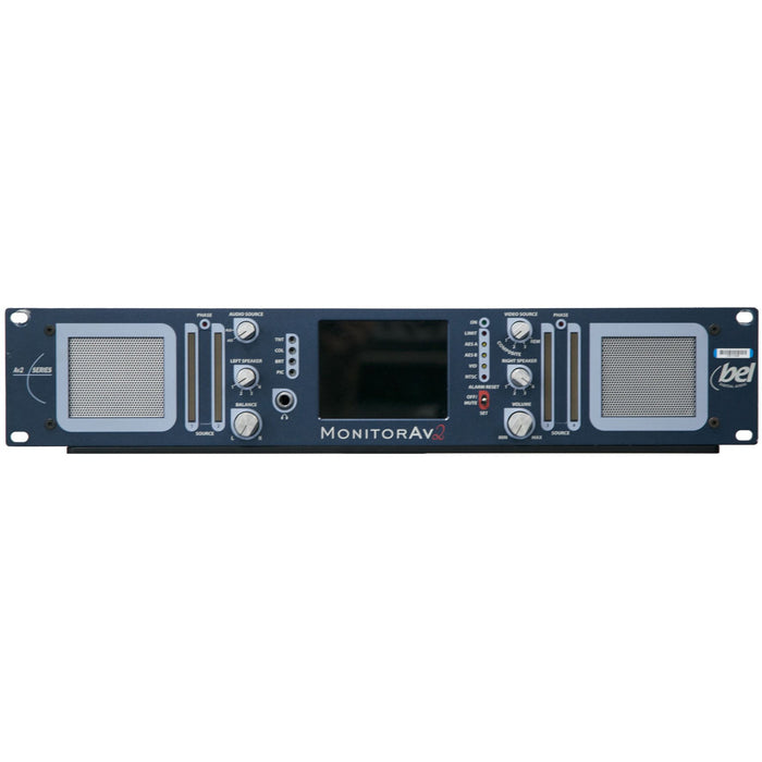 Bel BM-AV2 Broadcast Audio and video monitor 4 x analogue, 2 x AES and 3 x composite inputs 2U (used)