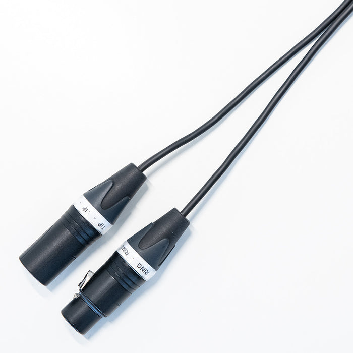 Studiocare Klotz & Neutrik Insert Cable - TRS Jack to 1 x Male and 1 Female XLR