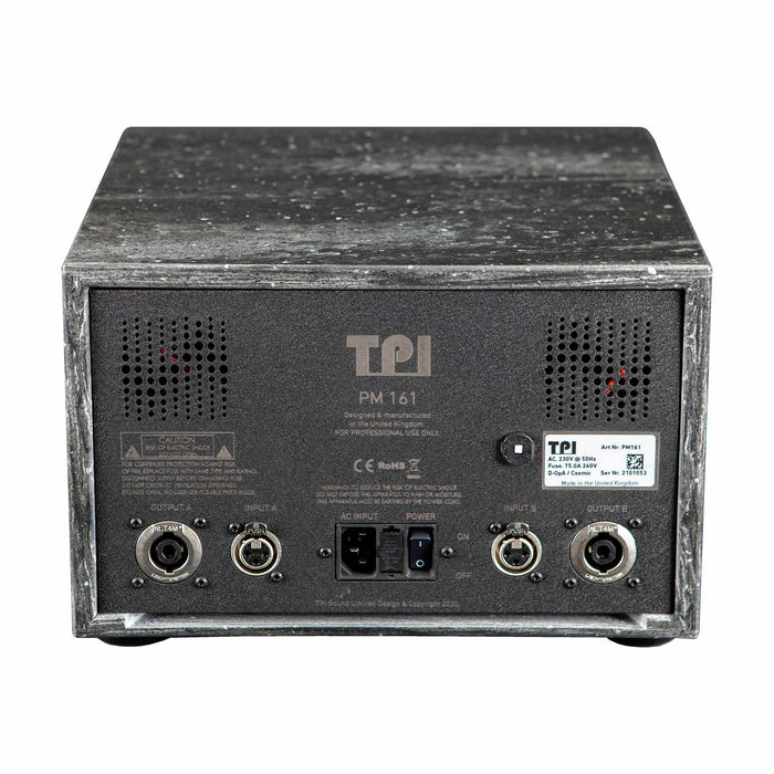 TPI Type. RN1 Reference nearfield monitors (pair) & PM161 Amplifier with leads. Carbon & Cosmic