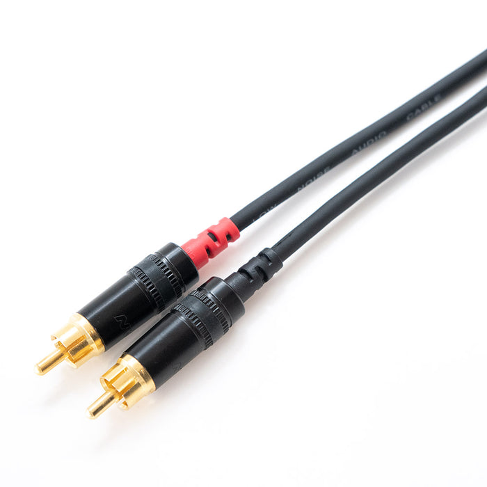 Dual RCA/Phono Cable to Single Mono Sum Jack - 3m