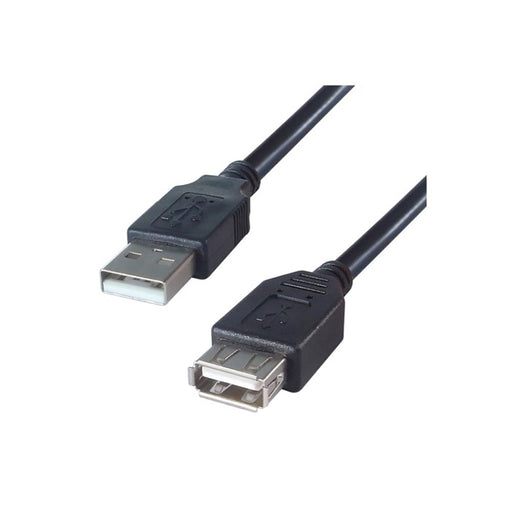 USB 2.0 Exstension Cable - Type A Male to Type A Female - 3m - Black