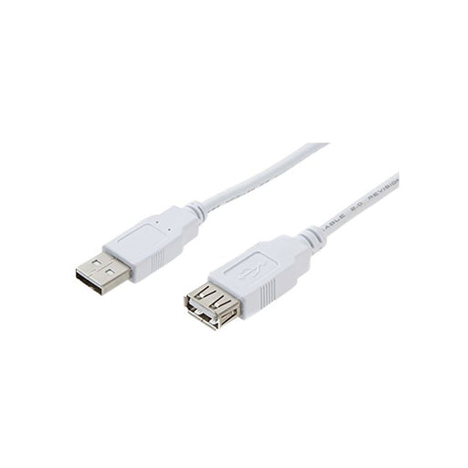 USB 2.0 Exstension Cable - Type A Male to Type A Female - 5m - White