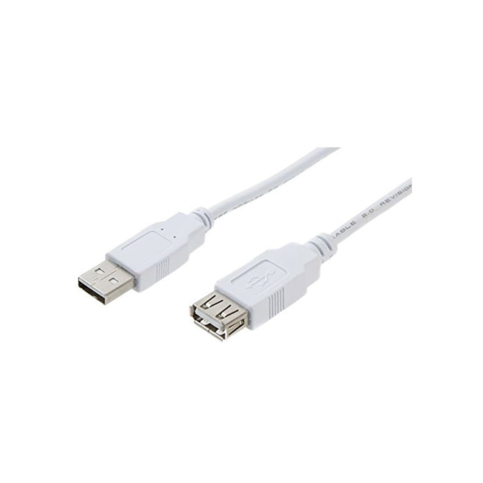 USB 2.0 Exstension Cable - Type A Male to Type A Female - 3m - White