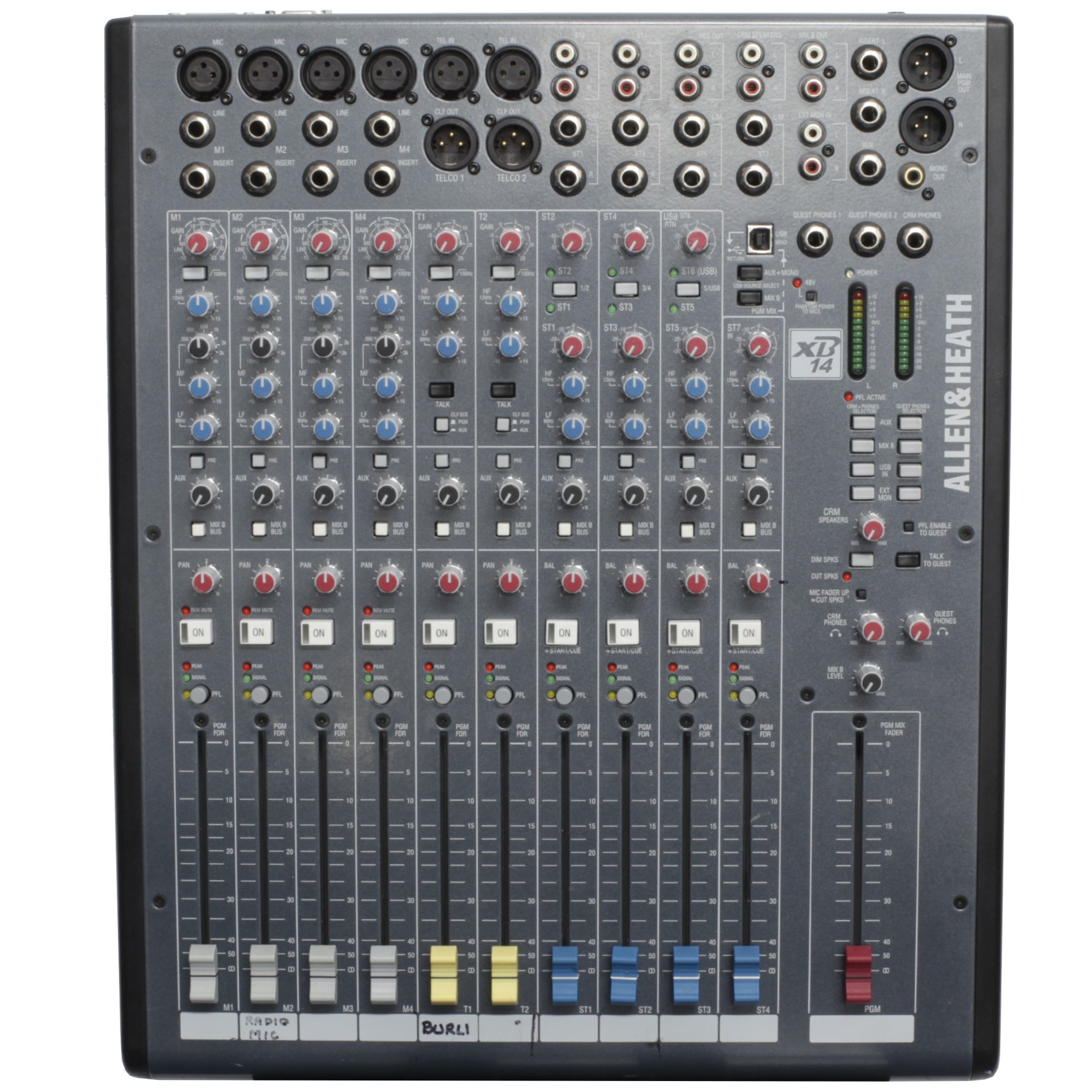 Allen & Heath Xb14 2 Compact Broadcast Mixer - Used — Studiocare