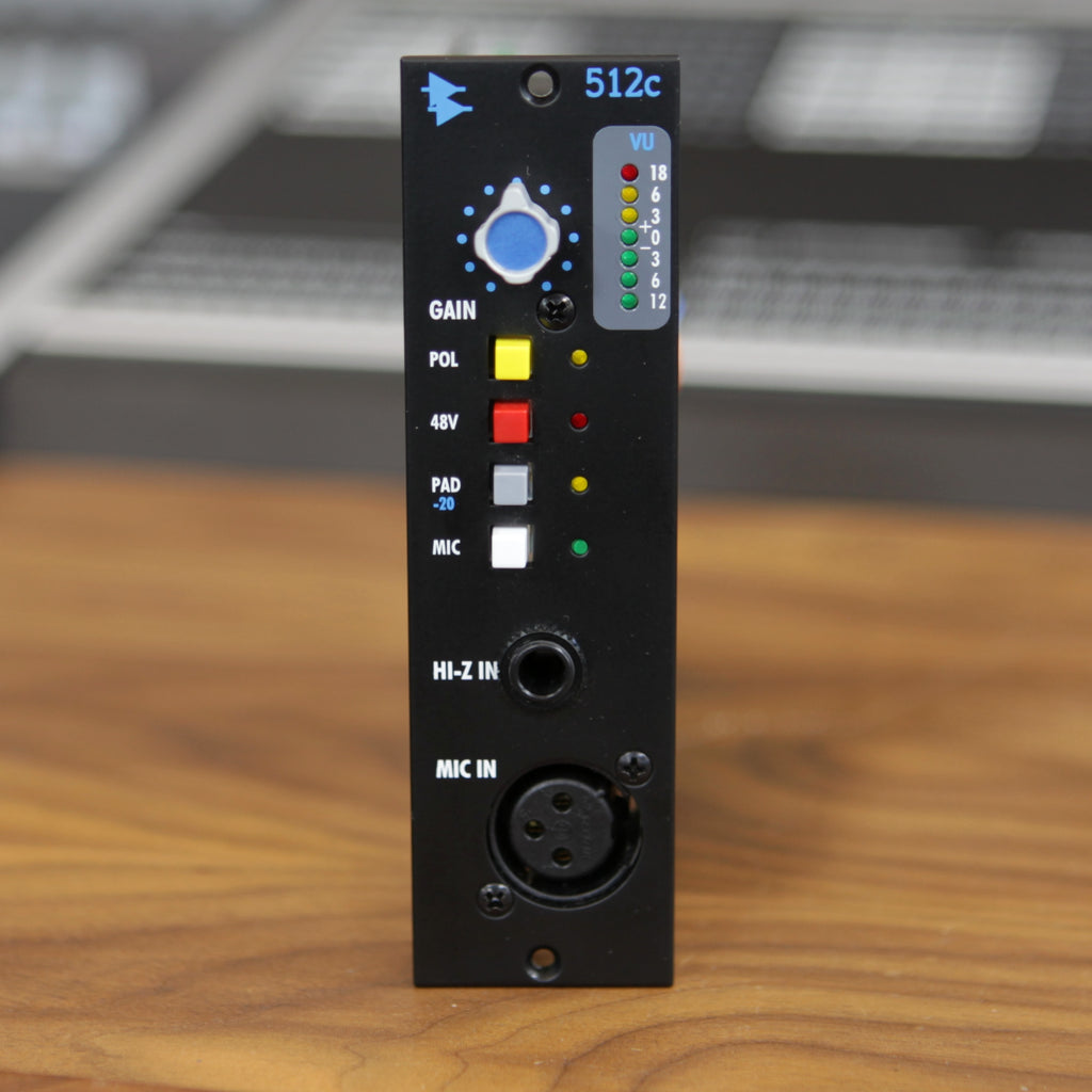 API 500 Series 512C - Mic/Line Preamp/DI - B-Stock - Ex-Demo 