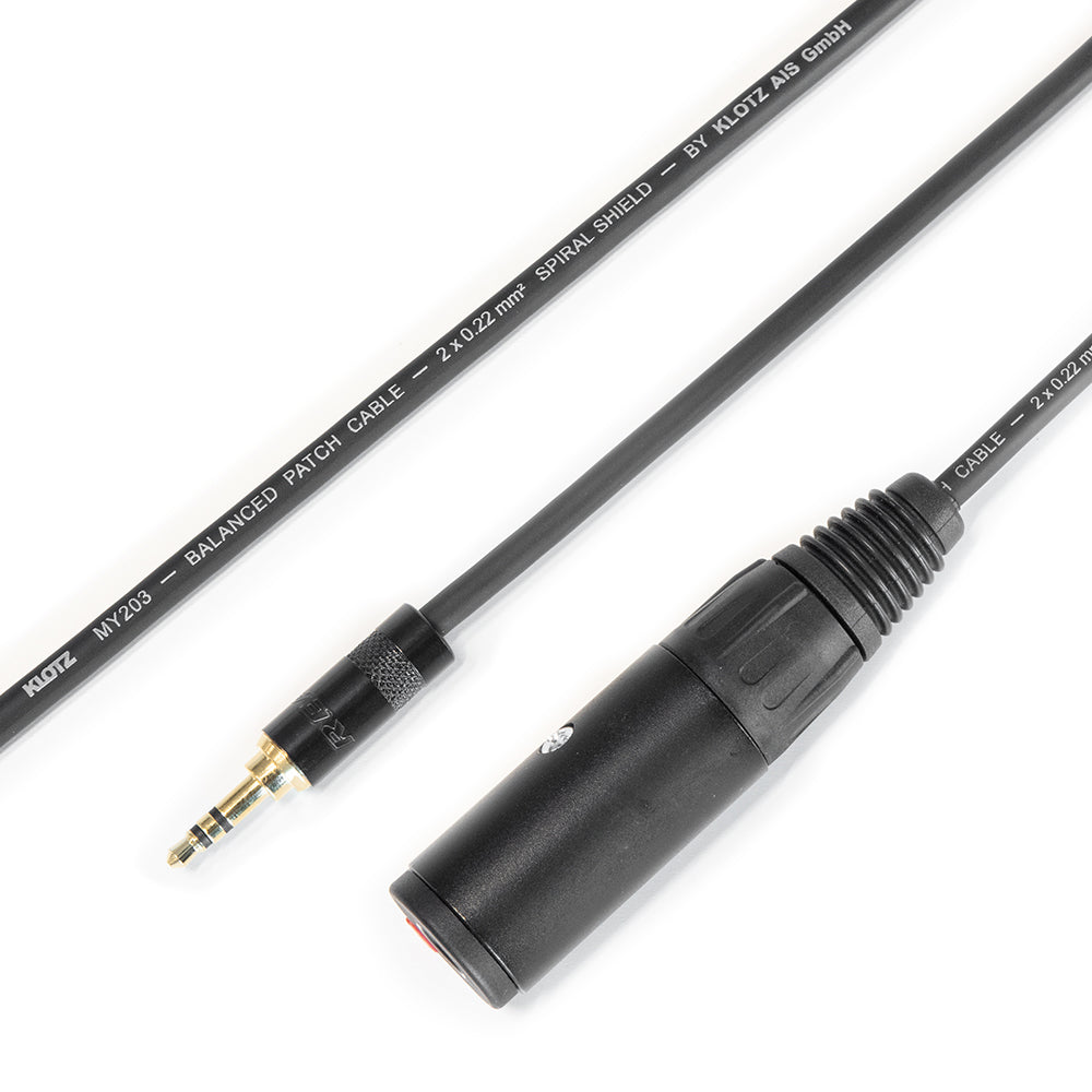 Klotz & Neutrik Headphone Extension Cable 3.5mm Stereo Mini Jack Plu