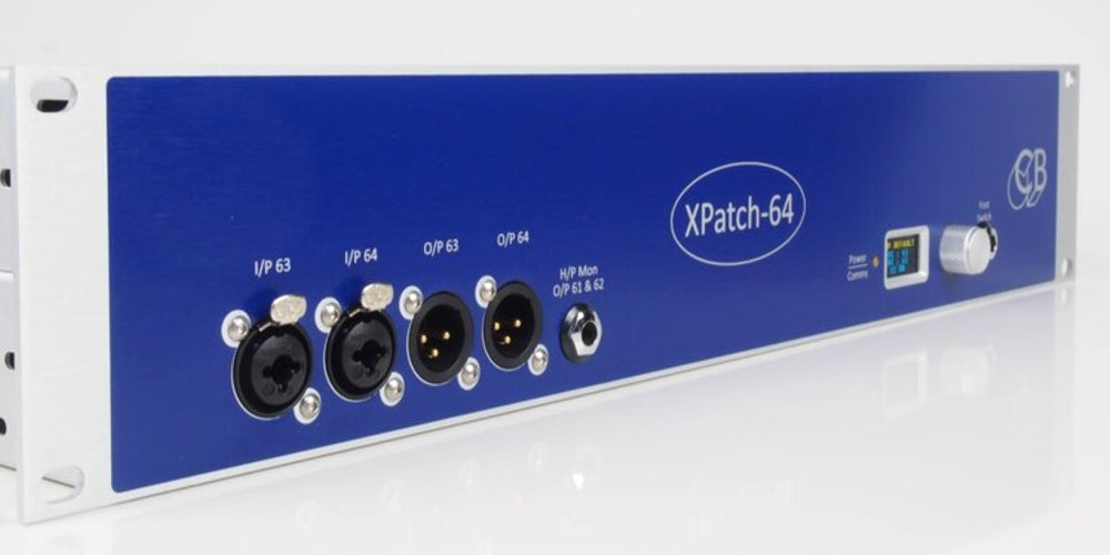 CBE XPatch-64 - 64 x 64 Digitally Controlled Analogue Audio Patchbay