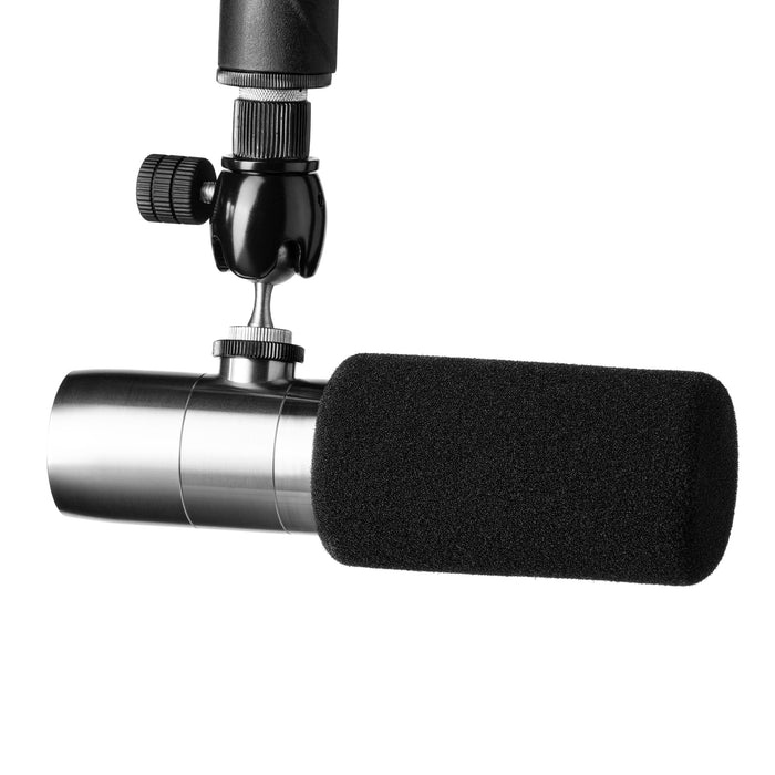 Earthworks ETHOS XLR Stainless - Broadcasting Microphone - Free K&M 23110 Desktop Stand