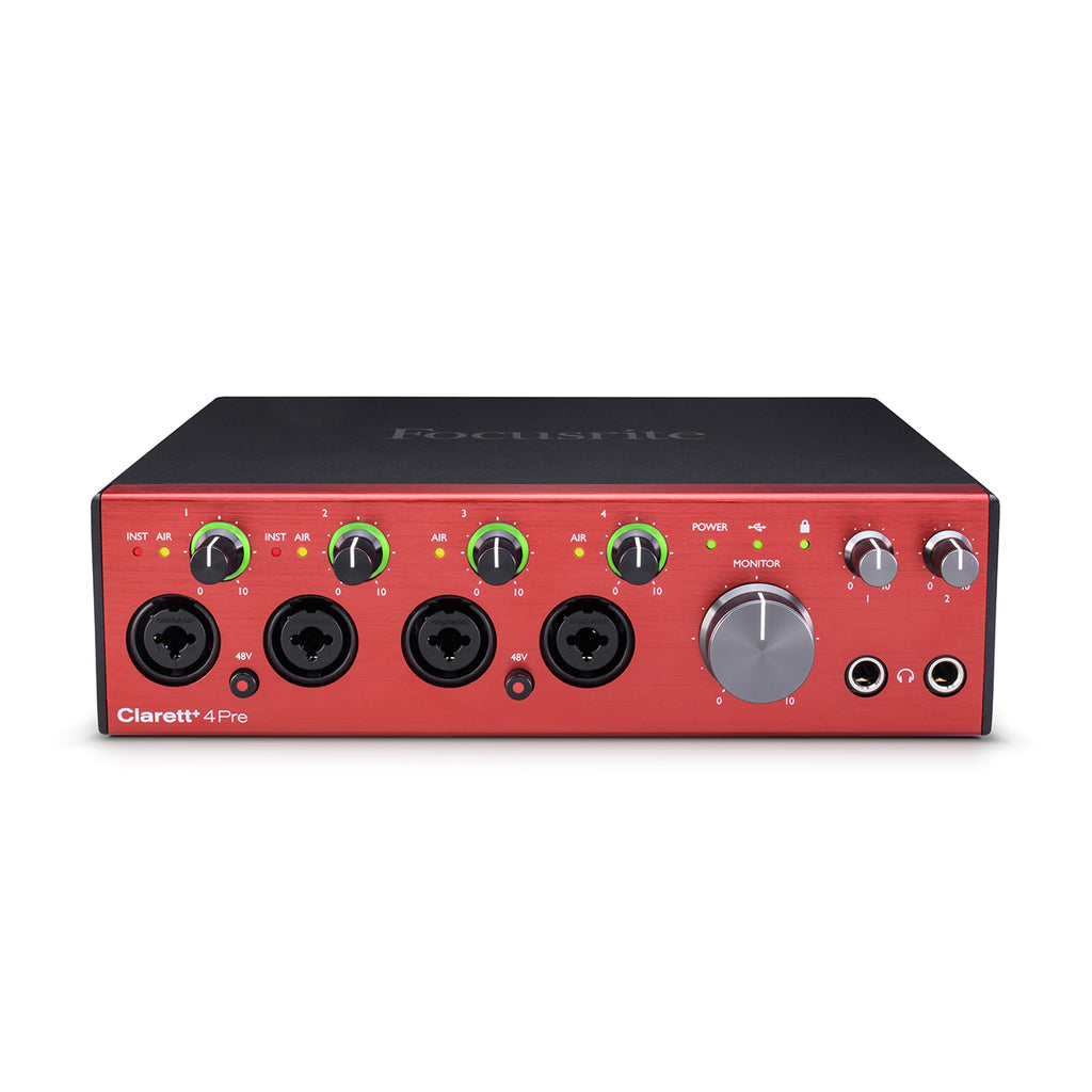 Focusrite Clarett+ 4 Pre USB 美品 Focusrite Clarett+ 4Pre - Desktop USB Audio Interface with