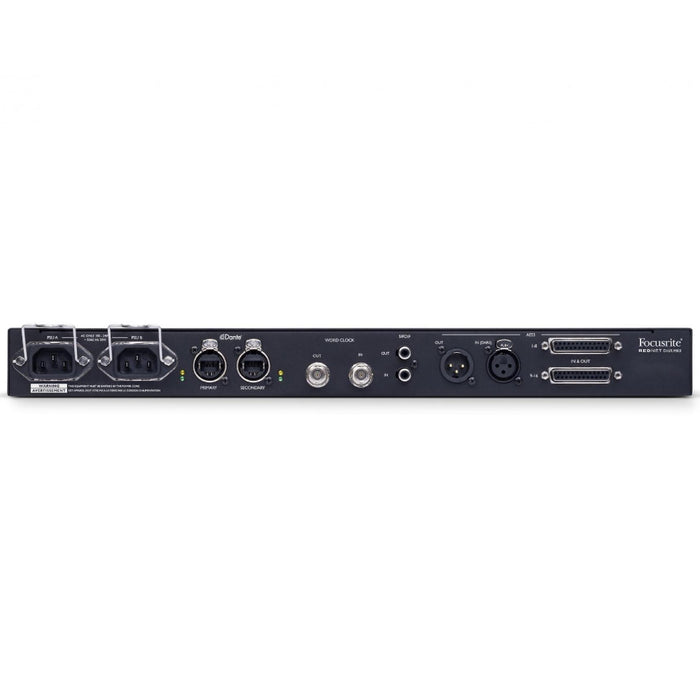 Focusrite RedNet D16R MkII - 16 Channel AES3 Dante I/O Interface with Level Control and Redundant Network & Power