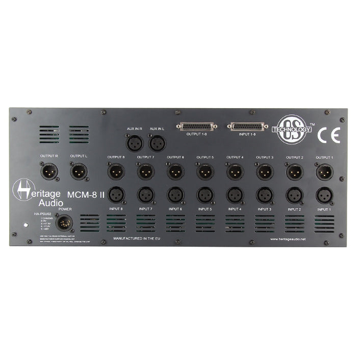 Heritage Audio MCM8 - 8 Slot 500 Series OST Enclosure with 10 Channel Mixer