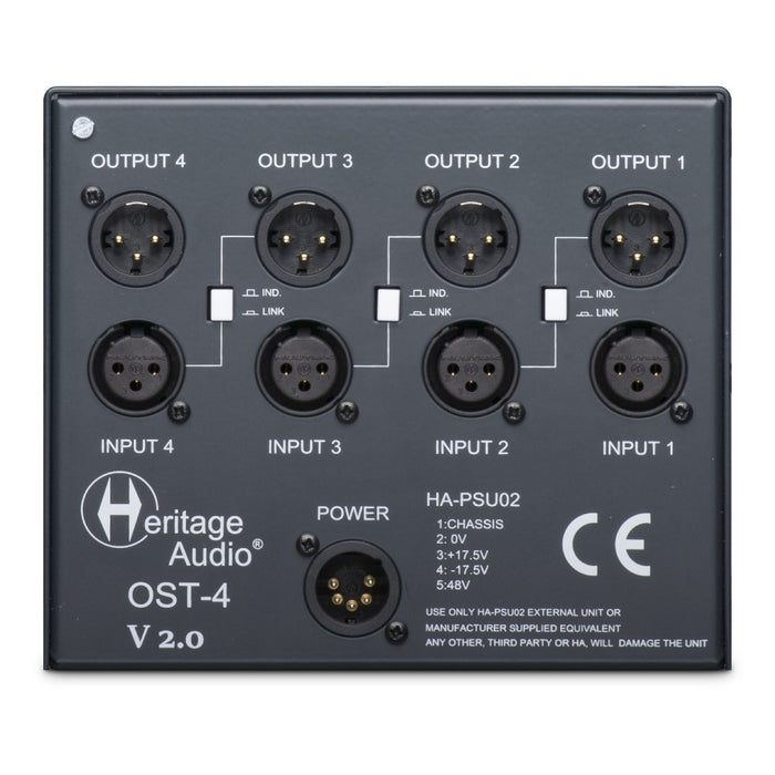 Heritage Audio OST4 - 4 Slot 500 Series chasis